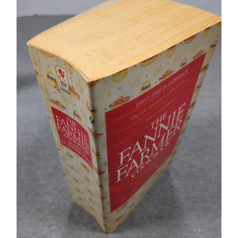 VTG 1994 The Fannie Farmer Cookbook by Marion Cunningham Revised & Updated PB